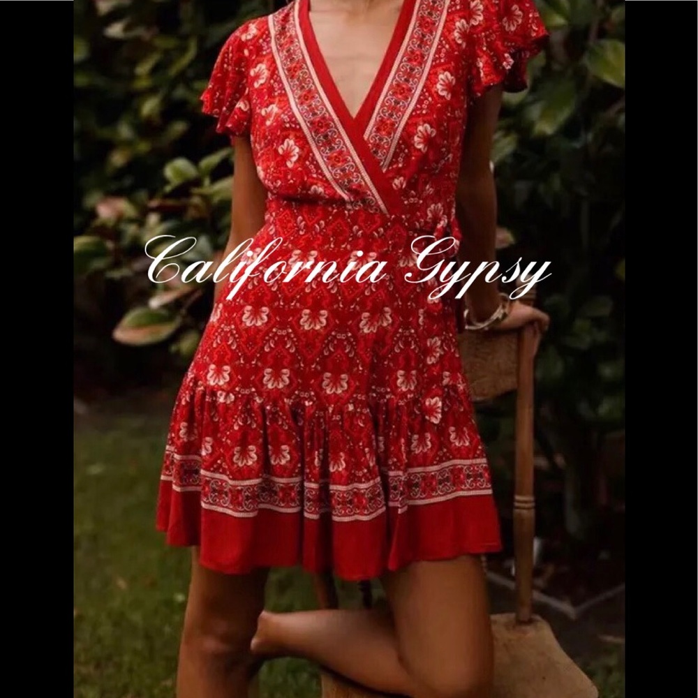 Wrap Mini Dress - Picture 3 of 8